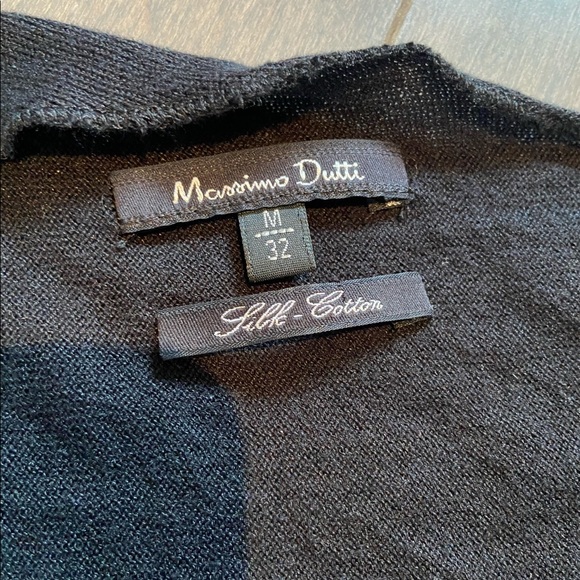 Massimo Dutti Silk Blend Asymmetrical Knit Dress - Picture 5 of 7